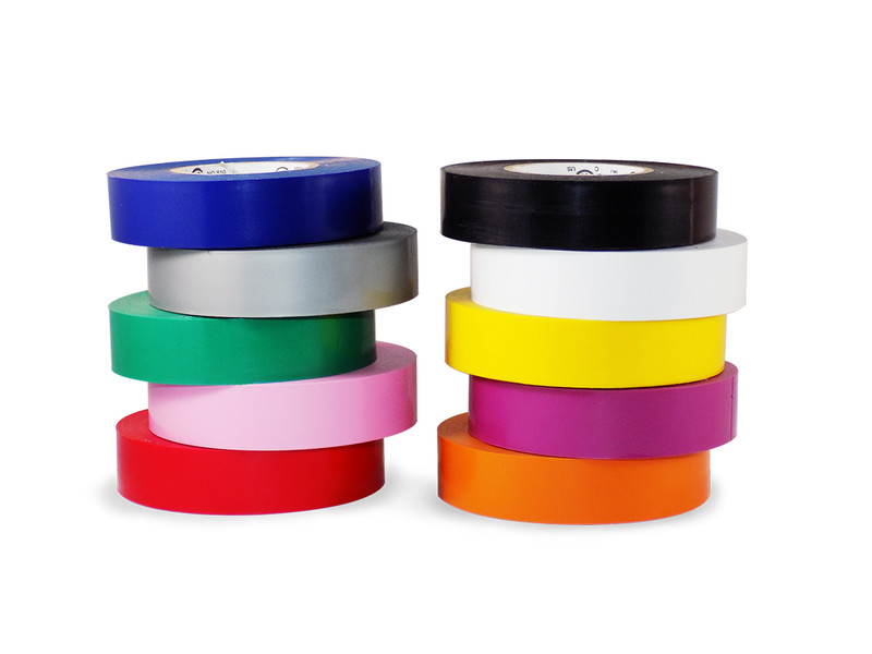 Utility Vinyl Synthetic Rubber Electrical Tape 10 Pack L W T.R.U UL/CSA listed core x 66 EL-766AW White General Purpose Electrical Tape 3/4