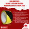 T.R.U. SST-618C Hazard Warning Safety Stripe Tape: 18 yds.