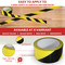 T.R.U. SST-618C Hazard Warning Safety Stripe Tape: 18 yds.