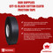 T.R.U. CFT-15 Black Gaze Cotton Cloth Friction Tape with Non-Corrosive Rubber Resin Adhesive.60 Ft.