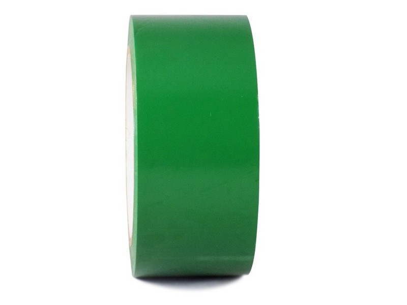Green/White Striped Vinyl Tape, 3 x 36 yds., 7 Mil Thick for $17.29 Online