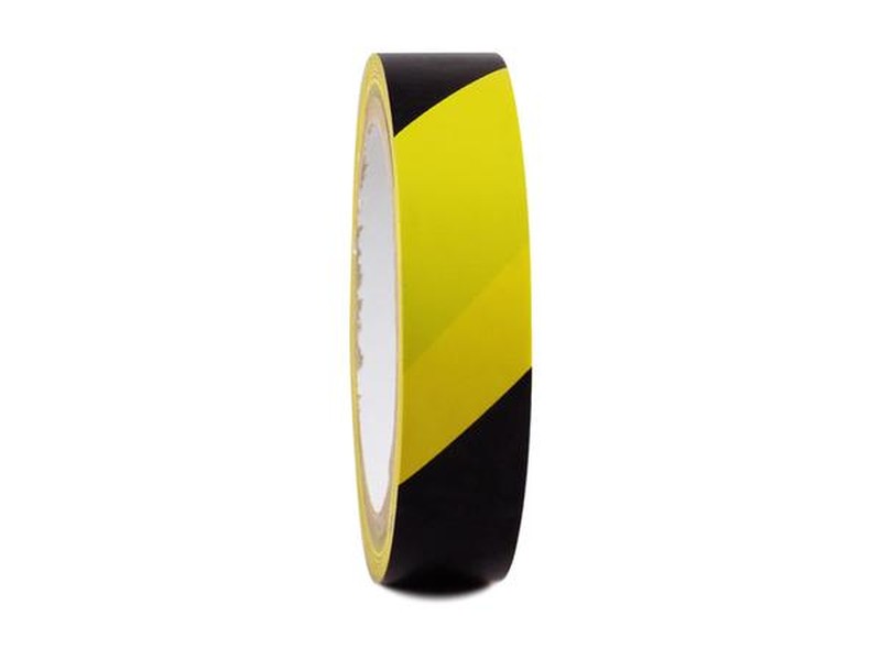 Hazard Warning Safety Tape - Vinyl Tape - Aggressive Rubber Adhesive